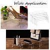 5Pcs 5 Styles U-shape Acrylic Shoes Display Stand Risesrs ODIS-WR0001-01-5