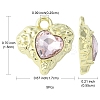Rack Plating Alloy Glass Pendants FIND-YW0001-91A-3