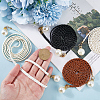 Imitation Leather Braided Chain Belts with Imitation Pearl AJEW-CP0008-67B-3