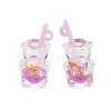 Imitation Bubble Tea Transparent Resin Pendants LS-RESI-T052-04D-4