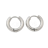 Tarnish Resistant 304 Stainless Steel Huggie Hoop Earrings LS-EJEW-F111-16mm-P-2