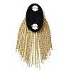 Detachable Iron Tassel Epaulettes FIND-WH0037-28G-2