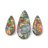 Natural Regalite/Imperial Jasper/Sea Sediment Jasper Pendants G-S328-003P-2
