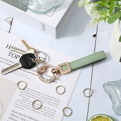 Imitation Leather Keychain Holder DIY-WH0349-90A-1