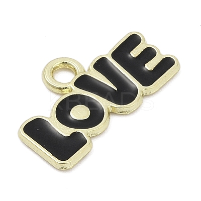 Valentine's Day Alloy Enamel Pandants PALLOY-V001-06G-1