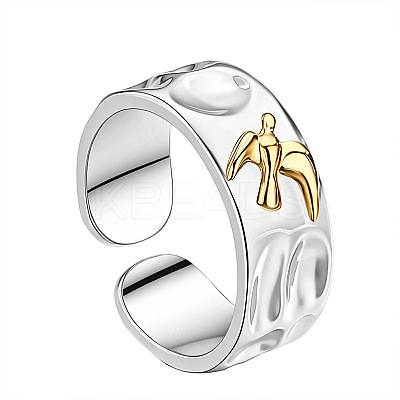 Brass Cuff Open Rings for Women WGD6E97-01-1