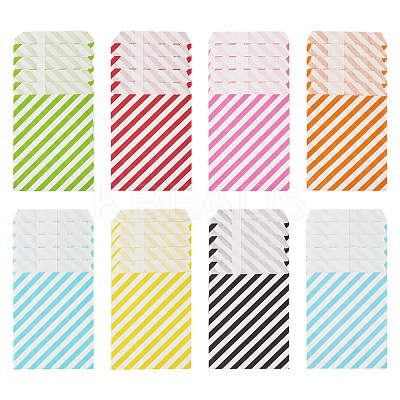 40Pcs 8 Colors Kraft Paper Bags CARB-TA0001-08-1