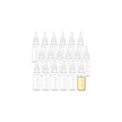 Plastic Needle Nose Graduated Bottles MRMJ-WH0002-24C-1