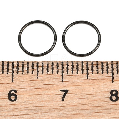 Ion Plating(IP) 304 Stainless Steel Closed Jump Rings STAS-G393-06B-10-1