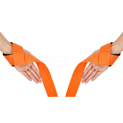 2 Pairs 2 Colors Barbell Dumbbell Wrist Strap AJEW-HY0001-50-1