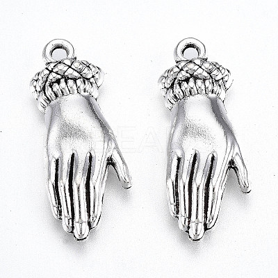 Tibetan Style Alloy Pendants LS-X-TIBE-S323-037AS-RS-1