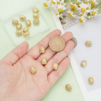 18Pcs Alloy Bead PALLOY-BC0001-14-1