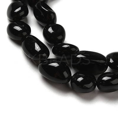 Natural Obsidian Beads Strands G-I351-B08-1