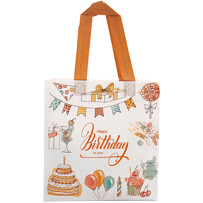 Birthday Non-woven Fabric Packaging Gift Tote Bags ABAG-WH20005-15B-05-1