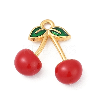Brass Enamel Pendants LS-KK-U054-02G-01-1
