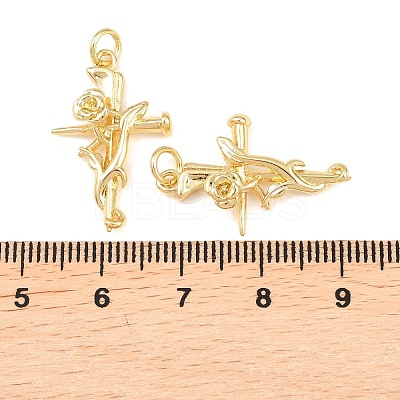 Brass Pendants KK-C162-070G-1