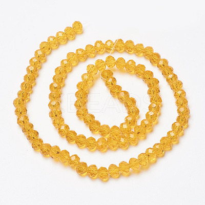 Glass Beads Strands EGLA-A034-T1mm-D17-1
