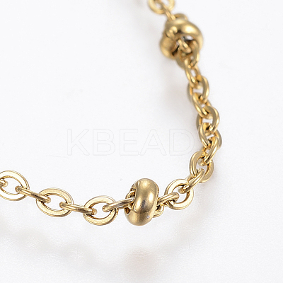 304 Stainless Steel Anklets AJEW-H013-06G-1