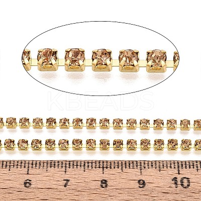 Iron Rhinestone Cup Chains CH-A008-01D-1