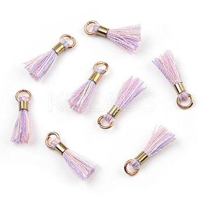 Polycotton(Polyester Cotton) Tassel Pendant Decorations OCOR-S102-25-1