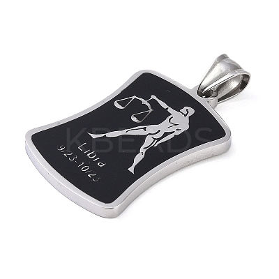 304 Stainless Steel Pendants STAS-O008-01I-1
