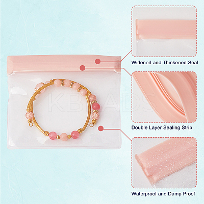 4 Sizes Plastic Anti-oxidation Jewelry Resealable Bags ABAG-GF0001-30-1