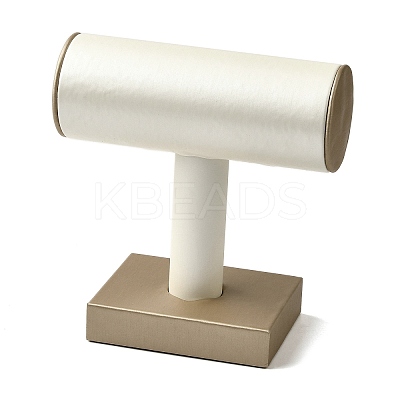T Bar Imitation Leather Jewelry Bracelet Display Stands ODIS-K005-02-1