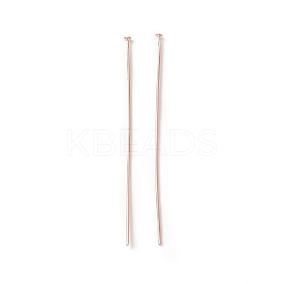 Brass Flat Head Pins KK-WH0058-03D-RG-1
