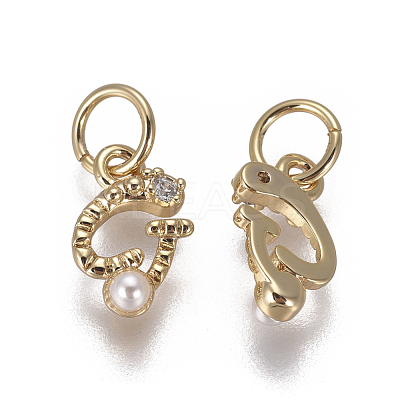 Brass Charms KK-L179-08G-G-1