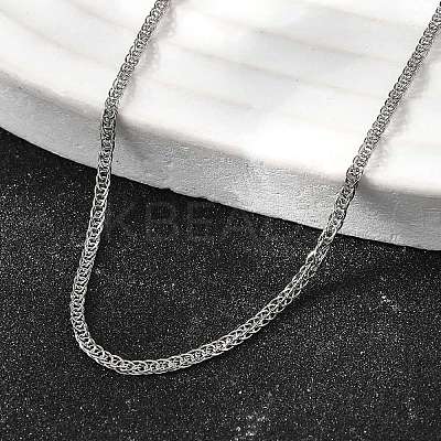 1.2MM 304 Stainless Steel Wheat Chain Necklaces for Men STAS-V011-03A-P-1