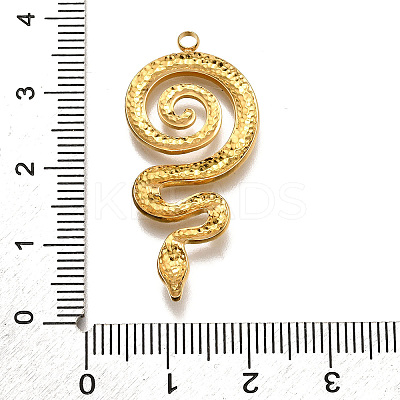 304 Stainless Steel Pendants STAS-M116-07G-1