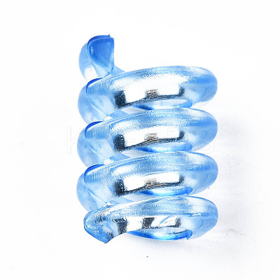 Transparent Acrylic European Beads X-TACR-S149-22-1