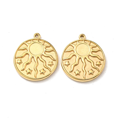 304 Stainless Steel Pendants STAS-L022-208G-1