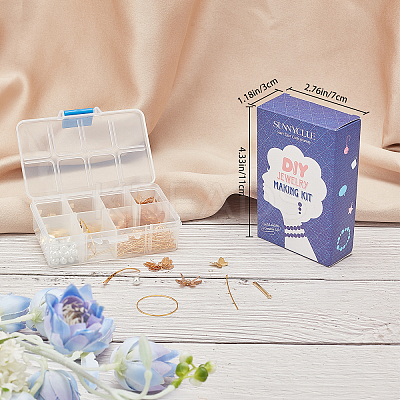 DIY Butterfly Themed Earring Making Kits DIY-SC0001-97G-1