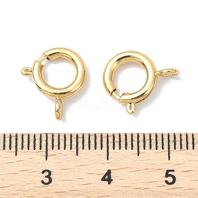 SHEGRACE Brass Spring Ring Clasps XGRPCN257-222G-1
