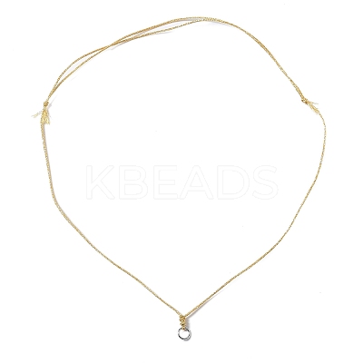 Adjustable Polyester Cord Necklace Making AJEW-JB01379-01-1