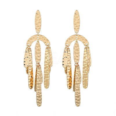 Zinc Alloy Oval Chandelier Earrings EJEW-Z107-03G-01-1