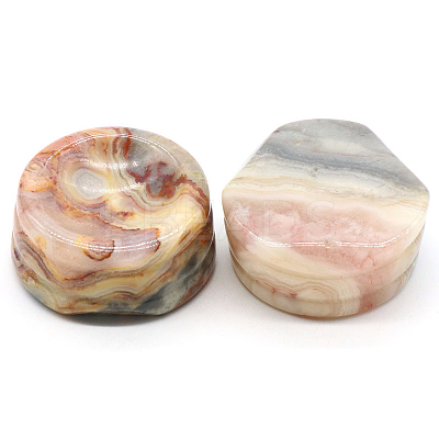 Natural Crazy Agate Display Base Stand Holder for Crystal WICR-PW0001-16E-1