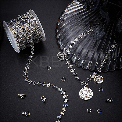DIY Chain Bracelet Necklace Making Kit DIY-BBC0001-67-1
