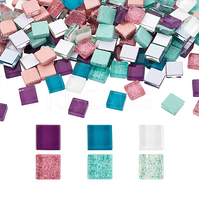 400Pcs 2 Styles Glass Cabochons GGLA-TA0001-09E-1