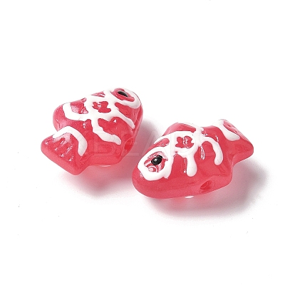 Baking Paint Glass Enamel Beads BLOW-D300-04D-1