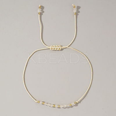 Natural Birthstone Braided Bead Bracelets for Women LS-VA8051-6-1