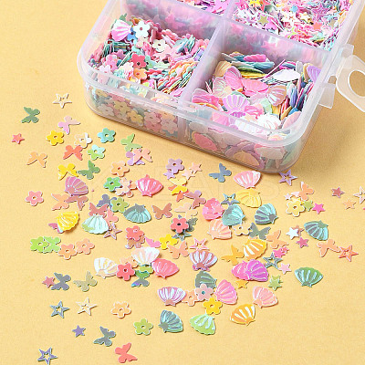 40G 4 Styles Plastic Cabochons RESI-FS0002-13-1