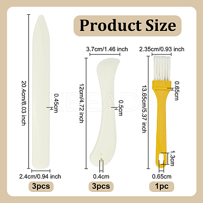 3 Bags 6Pcs ABS Plastic Letter Opener Knife Tools TOOL-OC0002-18-1