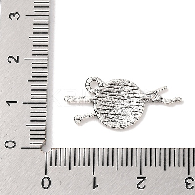 Yarn Tibetan Style Zinc Alloy Pendants TIBEP-R334-174AS-RS-1