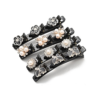 Fashion Double Layer Plastic Alligator Hair Clips Sets PHAR-P005-24-1