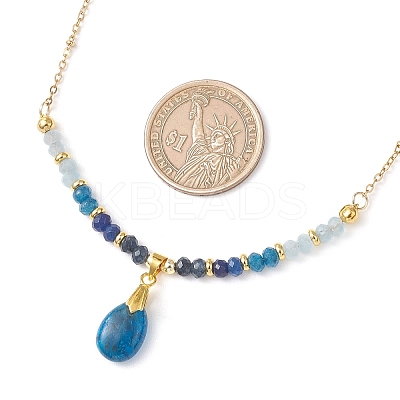 Natural Malaysia Jade Pendant Nekclaces NJEW-JN05917-02-1