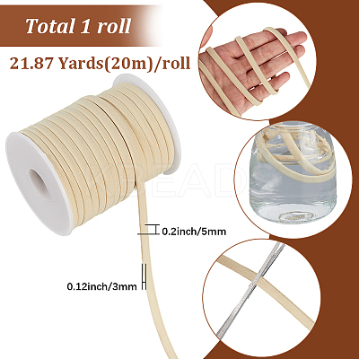 1 Roll Soft Nylon Braided Cord NWIR-SP0001-04G-1