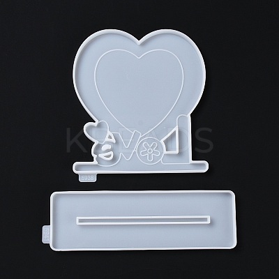 Valentine's Day Theme DIY Silicone Molds DIY-G046-02-1