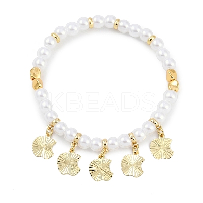 Rack Plating Brass Stretch Bracelets BJEW-P341-10G-G-1